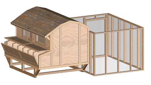 Low Cost DIY Chicken Coop Plans - Chicken-Barn